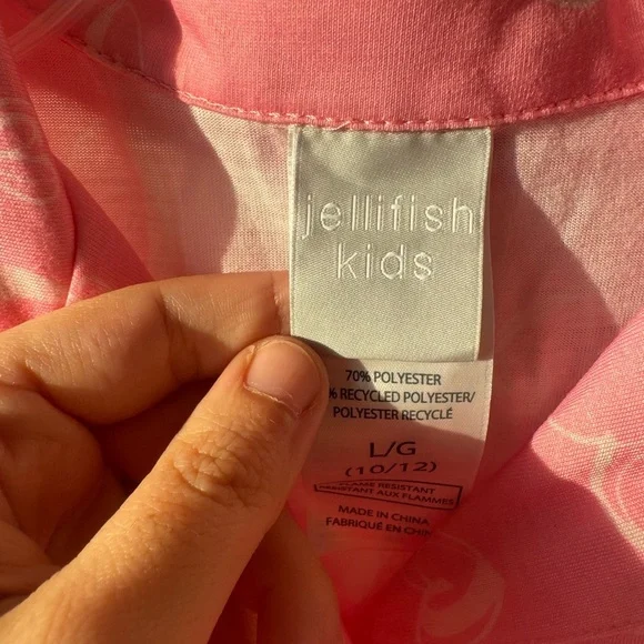 Pink Heart Pattern Button-Up Shirt - Picture 2 of 5